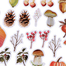 46Pcs The story about forest stickers set decorative stationery stickers DIY