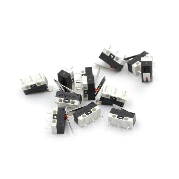 10x 2A 125V Micro Limit Switch Lever Roller Arm Actuator Snap ActionSwitchesSEAU
