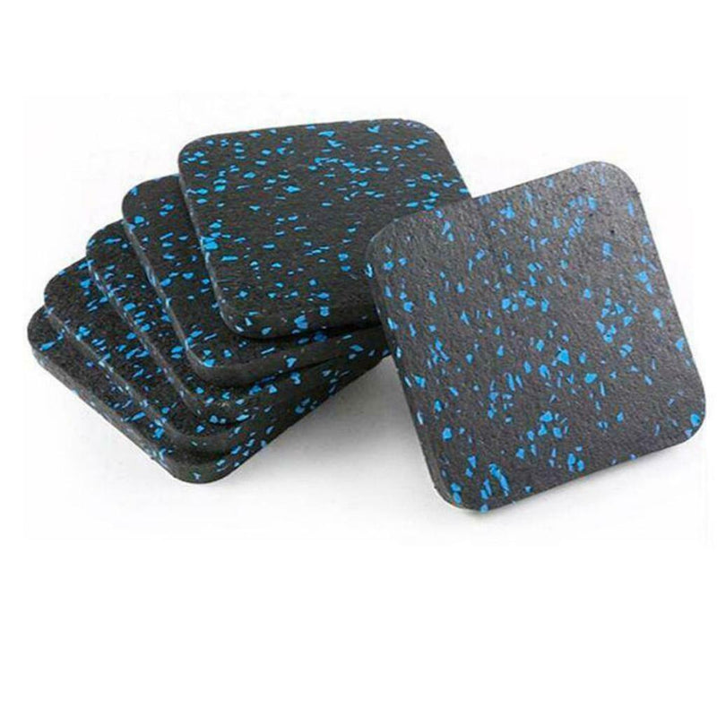 4Pcs Thickened Treadmill Noise Absorption Mat Furniture Rubber Workout Mat