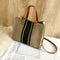 Canvas Women Shoulder Crossbody Bag Shopping Large Capacity Handbag (1)  A