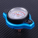 Car Thermostatic Radiator Cap Cover 1.3 bar Small Head Water Temp Gauge Meter