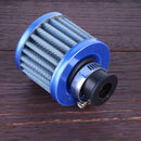 Details about  12mm Blue Car Motor Cold Air Intake Filter Turbo Vent Crankc
