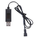 3.7V USB Battery Charger with SM Plug Cable for Jiaqi Remote Control Car - Black
