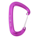 2pcs Aluminum Backpack Keyring Clip Wire Gate Locking Carabiner Hook Buckle 16KN