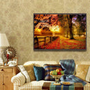Forest 5D DIY Full Drill Round Diamond Painting Embroidery Kit Cross Stitch