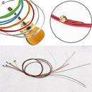 Acoustic Guitar Strings Guitar Strings One Set 6Pcs Rainbow Colorful Color â„–[