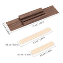 Saddle Slotted Ivory Nut Rosewood Universal Ukulele Bridge Set Easy Install Home