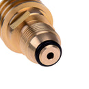 Converts Propane LP TANK POL service valve to QCC Outlet Brass Adapter SP