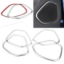 4Pcs Auto Car Styling Interior Door Speaker Cover Protector Trim Decoration Z6T3