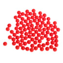 100pcs Fishing Floating Bobbers Drift Ball EVA Foam Indicator 8.3mm Red
