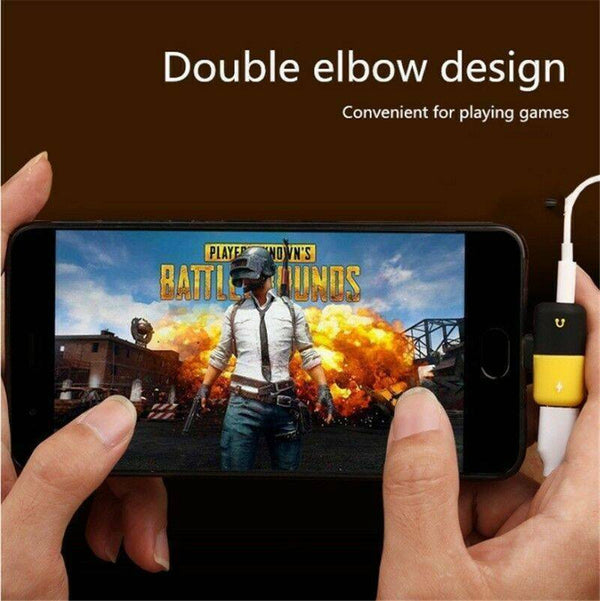 Jack Extension Earphone To Type C 3.5mm Aux Converter Adapter USB C 2 In 1 Chic