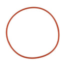 125mm x 3mm thick red silicone O ring gasket seal