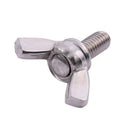 M5 Thread 304 Stainless Steel Thumb Wing Hand Bolt Screws 5pcs