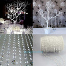 33FT DIY Diamond Acrylic Crystal Bead Curtain Wedding Xmas Party Decor Ornament