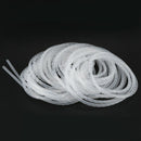Cable Wire Organizer Manager Spiral Wrap Band 6mm Dia 15M Length White Z4Y1