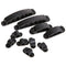 10Pcs Cable Cord Wire Line Organizer Plastic Clips Ties Fixer Holder Black