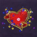 5D DIY Special Shaped Diamond Painting Heart Pattern Needlework Home Decor