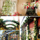 Xmas Artificial Pine Green Spruce Christmas Garland 28cm 9ft 2.7 meters FA V4L9