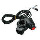 Thumb Throttle Universal Black With Power Switch LED Display For Electric Bike