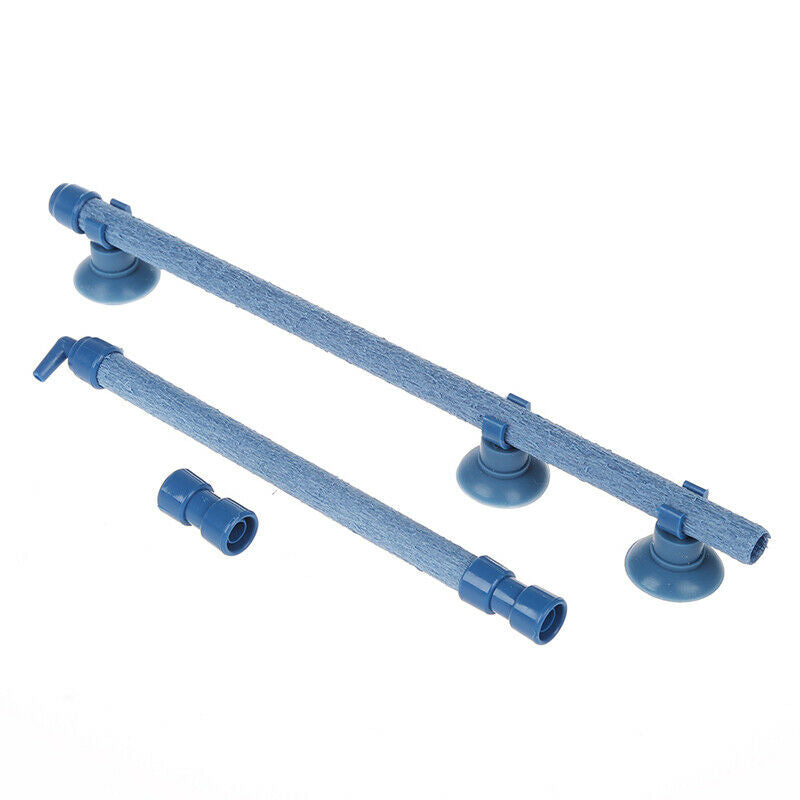 Blue 14" Bubble Wall Air Stone w 3 Suction Cup For Fish Tank Aquarium