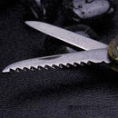 4 In 1 Multifunctional Tool Carabiner Hook Cutter Gear EDC Tool Camping Hot C9F6