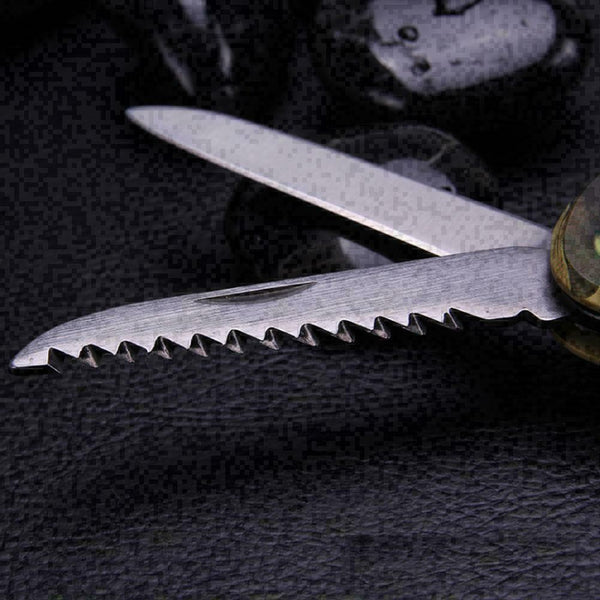 4 In 1 Multifunctional Tool Carabiner Hook Cutter Gear EDC Tool Camping Hot C9F6