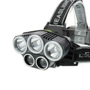 3x T6+2x XPE LED Headlight 6 Modes Rechargeable Head Lamp Torch Flashlight