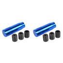 2x Racing Manual Gear Stick Shift Knob Universal 8.5cm Car Titanium Al HIT