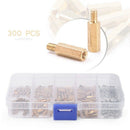 300X Brass M2 Hex Column Standoff Support Spacer Screw Nut Assortment Kit Y9S5