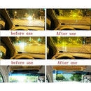 Car Sun Visor Anti--Glare Blocker UV Fold Flip Down HD Clear View Sunshade Cool