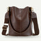 Crocodile PU Leather Women Shoulder Bag Messenger Bucket Handbag (Coffee) A#S