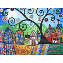 5D DIY Special-shaped Diamond Painting Cross Stitch Craft Kit (R8040 Tree)