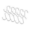 10 pieces 8 cm S-shaped stainless steel hook Rideau hook S Kitchen curtain  P2R1