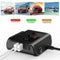 3-Way Car Cigarette Lighter Adapter 12V-24V Socket Splitter LED 4 USB Charger