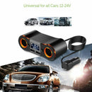 Socket Cigarette Lighter Splitter ZNB02 Car Charger Adapter 3.5A Dual USB P Q2E8