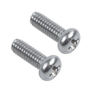 M2.5 x 7mm 304 Stainless Steel Phillips Round Head Screws Bolt 60pcs W2L5