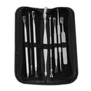 Professional Black head Remover Tool Kit Stainless Steel Blackhead Acne Com
