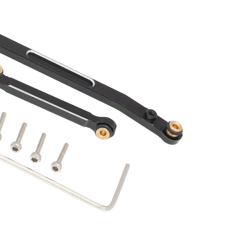 4x RC Metal Steering Rod Tie Links for Axial SCX24 AXI00002 Car Spare Parts