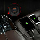 2.1A Mini Dual USB Car Charger adapter 2 Port 12-24V Cigarette Socket Lighter