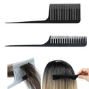 2x Professional Highlight Comb Foiling Hair Salon Dyeing Combs Brush Black