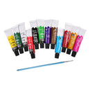 12ml Oil Paints Tubes Beginners Paint Pigment Vivid Canvas Brush Paints Tube