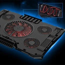 laptop cooler cooling pad with Silence 5pcs LED Fans USB 2.0 Adjustable Not