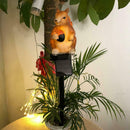 Solar LED Squirrel Lawn Light Waterproof Garden Landscape Decorative Lamp