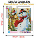 5D DIY Full Drill Diamond Painting Christmas Snowman Cross Stitch (B1450)
