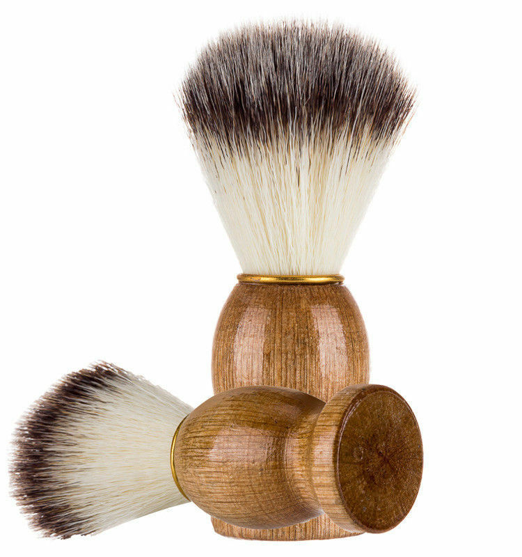 Mens Shaving Bear Brush Best Badger Hair Shave Wood Handle Razor Barber Brush