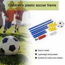 Indoor Mini Folding Football Soccer Ball Goal Post Pump Sport Net DIY Set W9P9