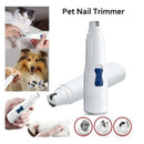Low Noise Dog Nail Grinders Pet Nail Clippers Battery Operated Electric Dogs