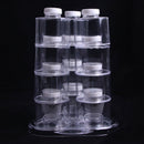 6Pcs/Set Spice Jar Pepper 12 Spice Jar Spice Tower Rotating Design Spice Ja