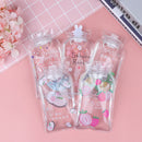Transparent Cartoon Student Random PVC Hot Water Bottle Hand Warmer Bag BX