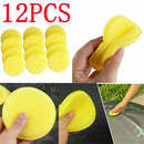 12x Waxing Polish Foam Sponge Car Wax Pad Applicator Cleaning & Detailing Pads H